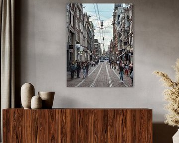 Shopping streets in Amsterdam von Rolf Heuvel