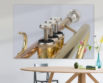 Muziekinstrument trompet in detail van Tonko Oosterink