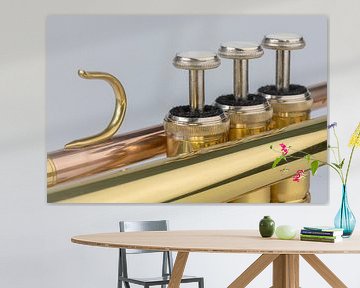 Muziekinstrument trompet in detail by Tonko Oosterink
