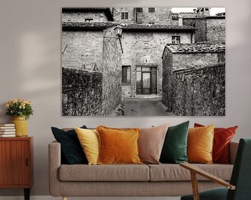 Toscaanse architectuur in zwart-wit van iPics Photography