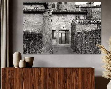 Toscaanse architectuur in zwart-wit van iPics Photography