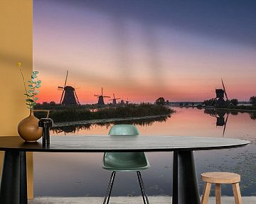 Sunrise in Kinderdijk