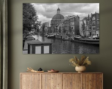 Koepelkerk aan de Singel in Amsterdam van Peter Bartelings