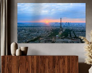 Sunset Paris von Christian Tanghe