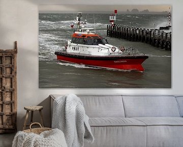 Pilot boat on the Westerschelde by MSP Canvas