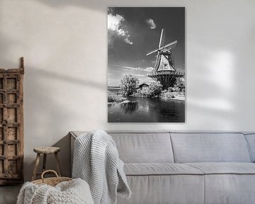 Windmill at Aarlanderveen by Freek Rooze