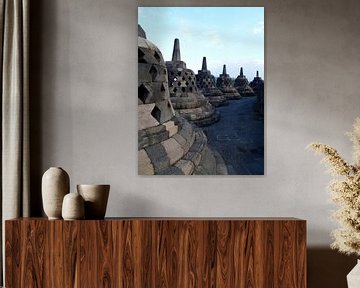 Borobudur Yogyakarta (Java Indonesië) van Berg Photostore