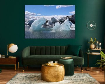 Jökulsárlón gletsjermeer IJsland von Berg Photostore