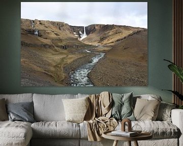 Litlanesfoss IJsland van Berg Photostore