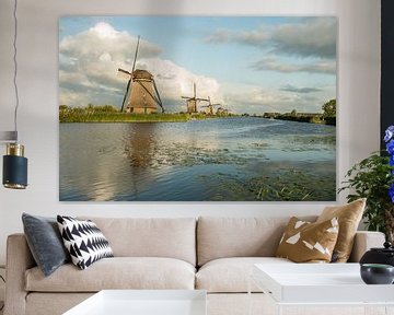 Kinderdijk in holland van Marcel Derweduwen