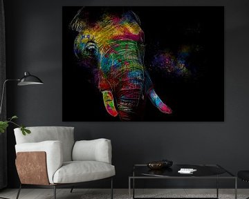 De Regenboog olifant van De nieuwe meester