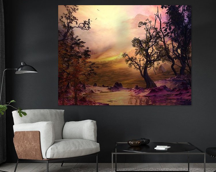 Example of the artwork in a room