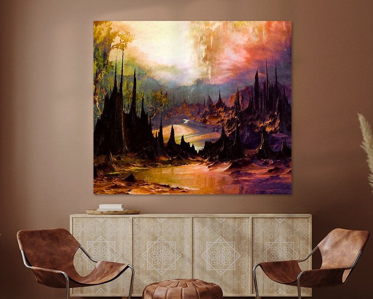 Example of the artwork in a room