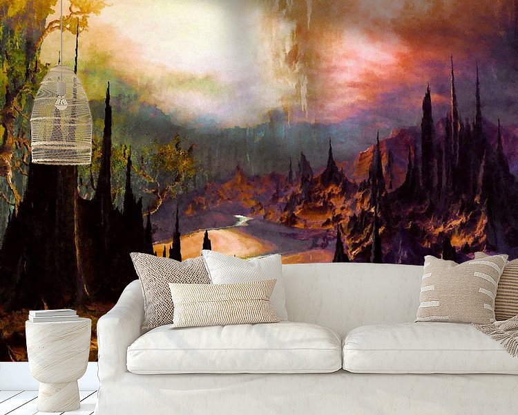 Example of the artwork in a room