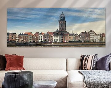 Deventer - IJsselkade (2018) -2c (2.5x1 - panorama) von Rob van der Pijll