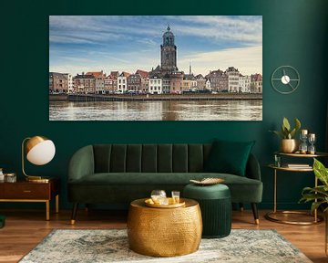 Stadsgezicht Deventer - IJsselkade (2018) -2b (16:9 -  panorama) van Rob van der Pijll