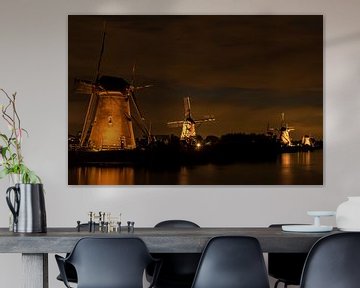 Kinderdijk, Verlichte Molens van Rob Jansen