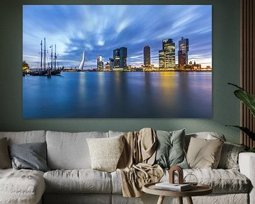 Rotterdam in beweging tijdens zonsopkomst van MS Fotografie | Marc van der Stelt