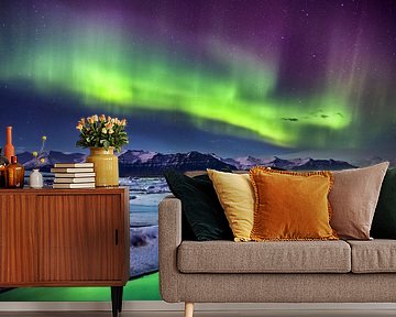 Northern lights over Iceland by Sascha Kilmer