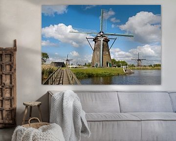 Kinderdijk van W J Kok