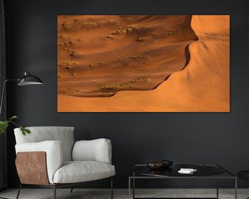 Rode zandduin - Sossusvlei, Namibië van Martijn Smeets