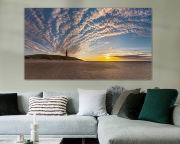 Phare d'Eierland Texel - coucher de soleil sur Texel360Fotografie Richard Heerschap