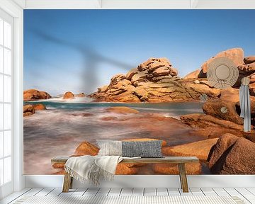 Atlantikküste in der Bretagne bei Ploumanach