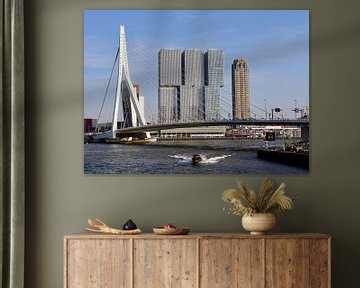 Erasmusbrug, Rotterdam van Julia Wezenaar