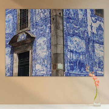 Gekleurd tafereel in Porto, Portugal