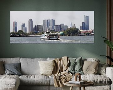 Rivierzicht op Rotterdam