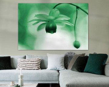 Lantaarntje met spinnetje groen  vintage by Sascha van Dam
