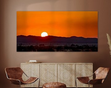 Sonnenuntergang in der Mojave-Wüste