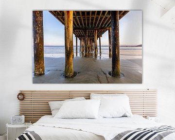 Wooden Pier in the Pacific