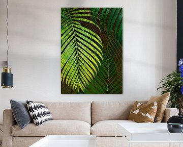 TROPICAL GREENERY LEAVES no10 by Pia Schneider