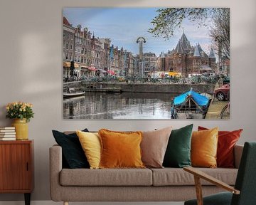 Amsterdam, Kloveniersburgwal, Waag, Nieuwmarkt by Tony Unitly