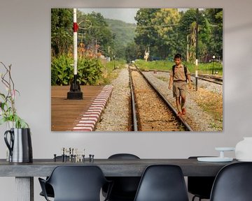 train track by Jeroen Bussers
