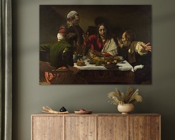 The Supper at Emmaus, Michelangelo Merisi da Caravaggio