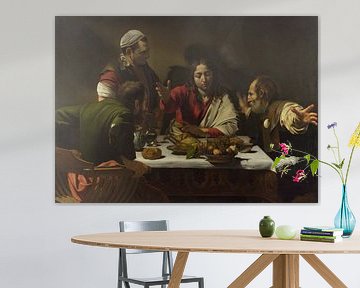 Das Abendmahl in Emmaus, Michelangelo Merisi da Caravaggio