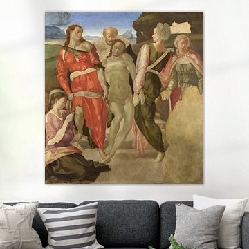 The Entombment, Michelangelo