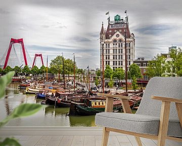 De Oude Haven met het Witte Huis in Rotterdam van MS Fotografie | Marc van der Stelt