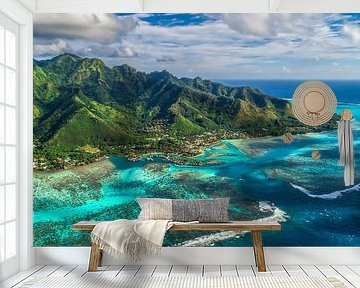 Moorea aerial photo by Ralf van de Veerdonk