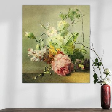 Mosaic of a still life by Marja van den Hurk