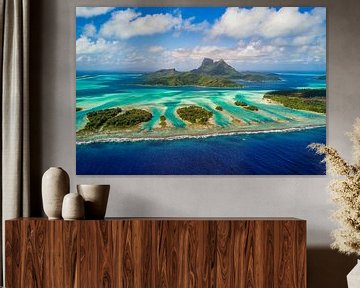 Luchtfoto Bora Bora