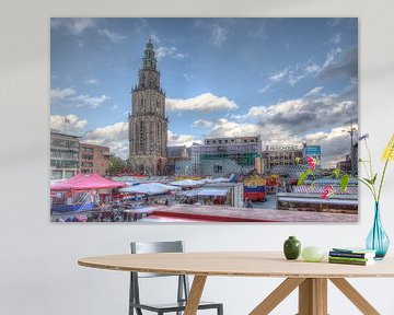 Groningen, Grote Markt, Martini-toren von Tony Unitly