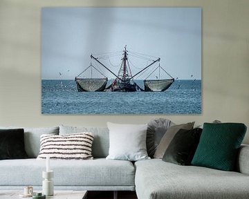 Fishingboat by Margreet Boersma