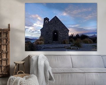 Eglise de Lac Tekapo, Nouvelle Zëlande sur Aagje de Jong