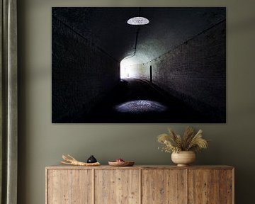 Spotlight in the tunnel by Devin Meijer