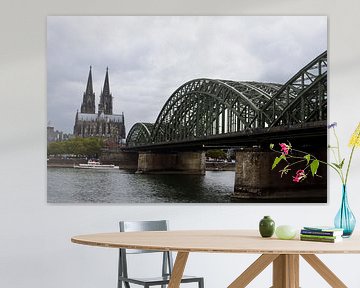 Dom van Keulen met Rijnbrug