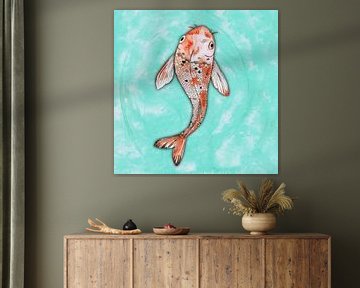 Koi fish by Bianca Wisseloo