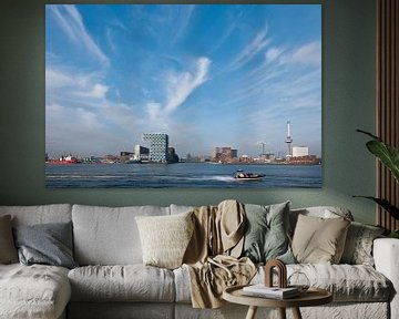 haven skyline van Rotterdam